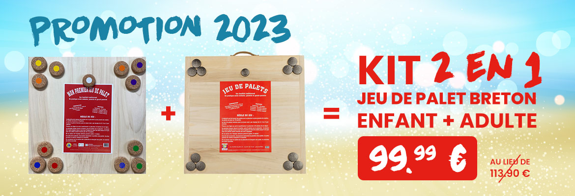 PACK PROMO planche à palet + palet breton en fonte